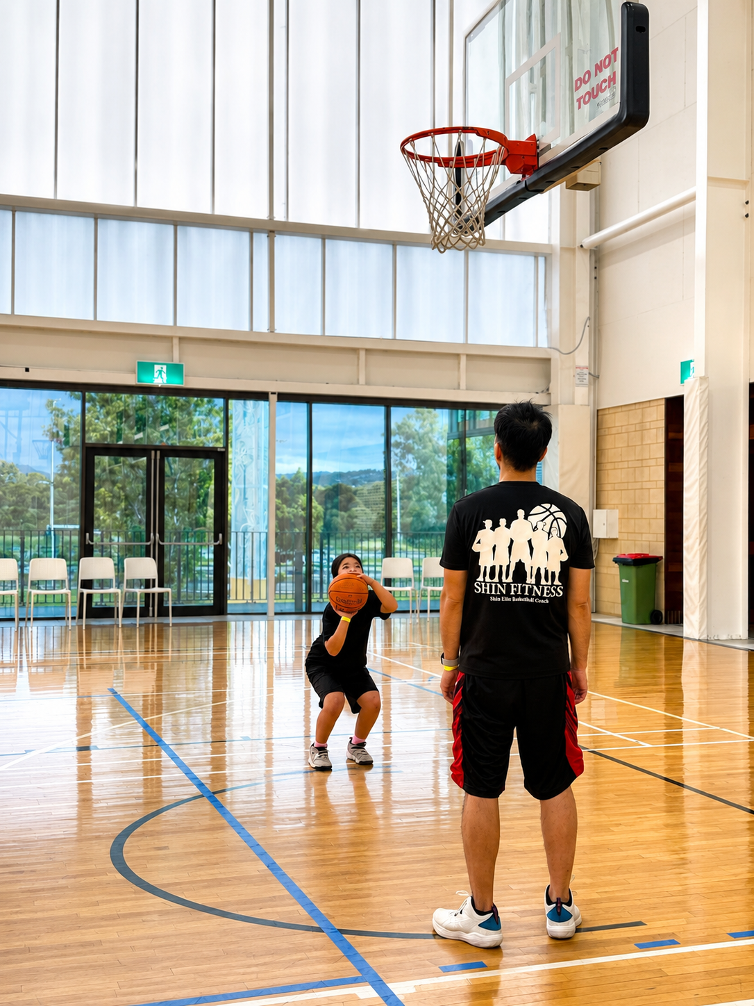 ゴールドコーストの子ども向けバスケットボール シュートレッスン