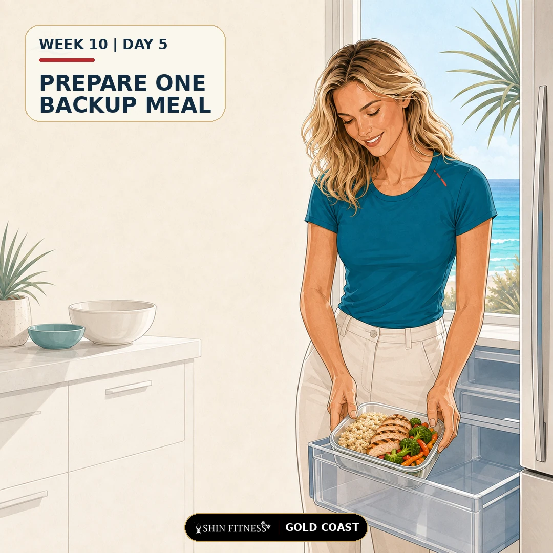 PREPARE ONE BACKUP MEAL