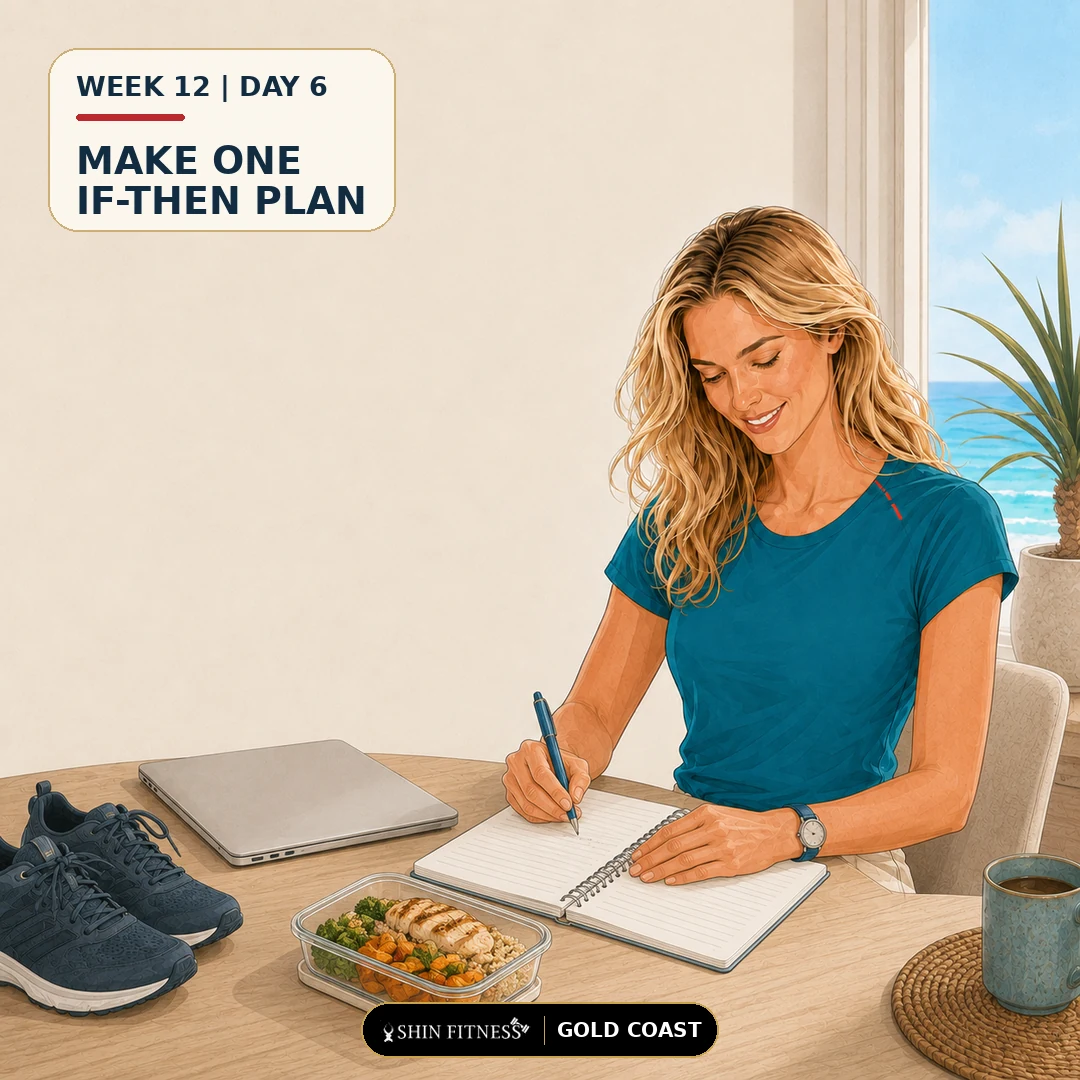 MAKE ONE IF-THEN PLAN