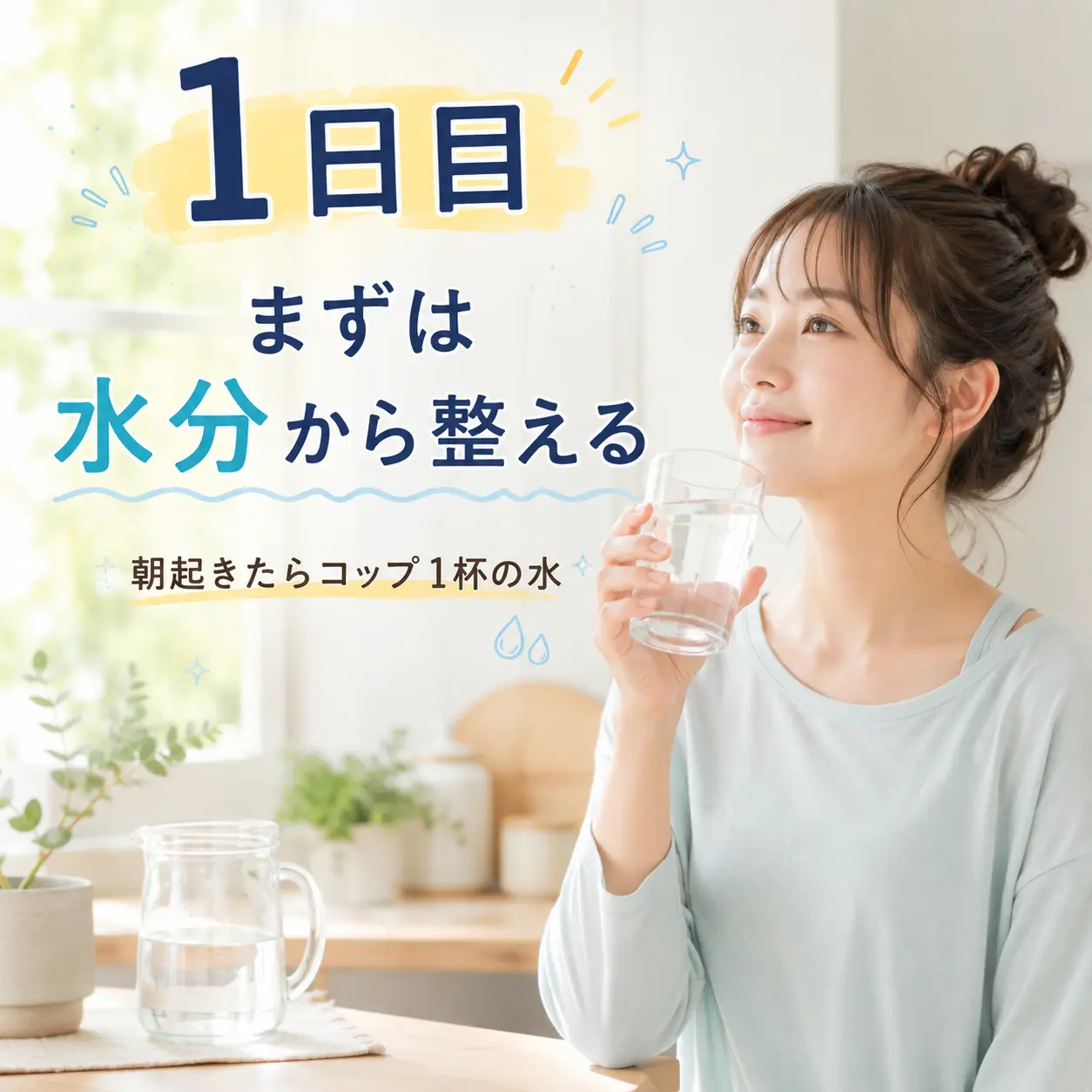 1日目 まずは水分から整える