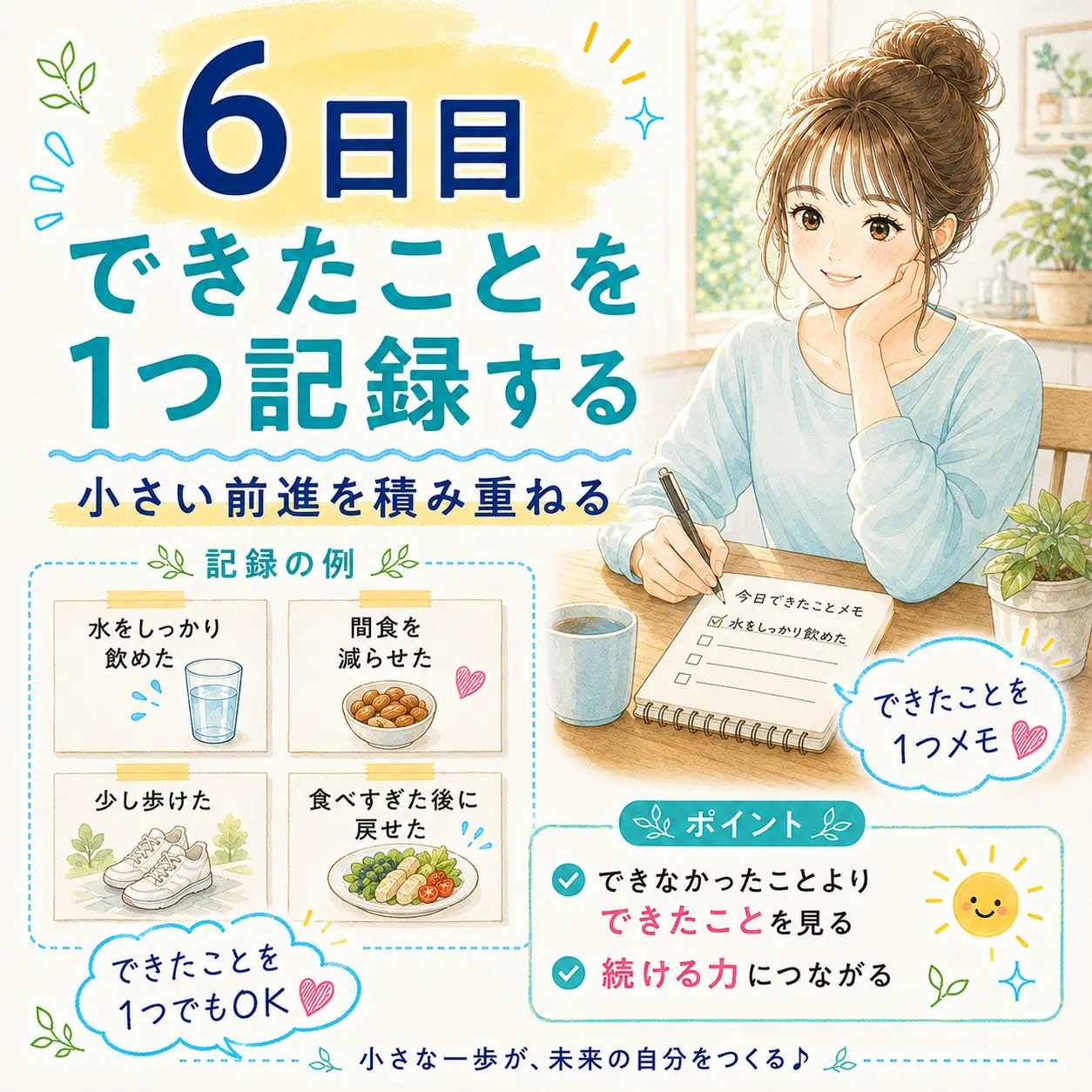 6日目 できたことを1つ記録する